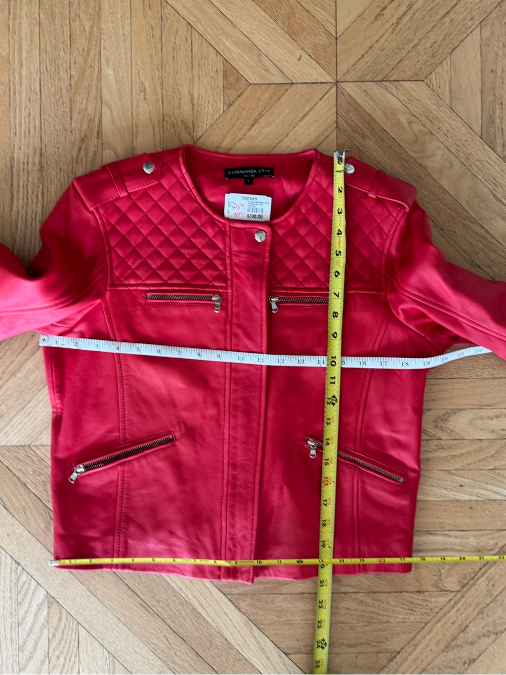NWT* $798 Generation Love Michelle Moto Jacket *DEFECT* - Picture 8 of 15